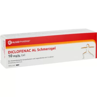 DICLOFENAC AL Valugeel 10 mg/g, 100 g