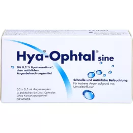 HYA-OPHTAL sine silmatilgad, 30X0,5 ml
