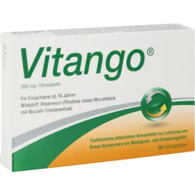 VITANGO Õhukese polümeerikattega tabletid, 30 tk