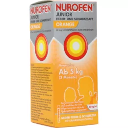 NUROFEN Junior palaviku- ja valumahl apelsin 40 mg/ml, 100 ml