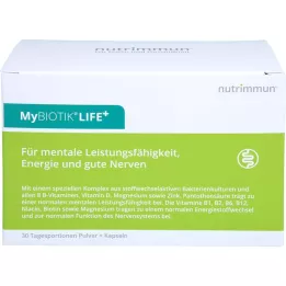 MYBIOTIK LIFE+ Kombineeritud pakend 30x1,5 g Plv.+60 Caps., 1 tk