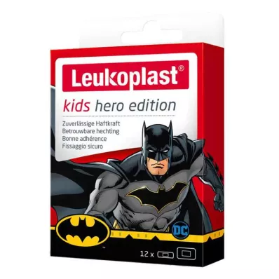 Leukoplast kids strips hero Batman mix, 12 tk Leukoplast kids strips hero Batman mix, 12 tk