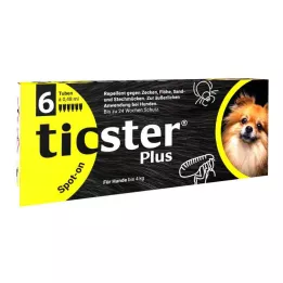 TICSTER Plus spot-on vedelik koerale kuni 4kg, 6X0,48 ml