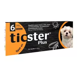 TICSTER Plus Spot-on lahus koerale 4-10kg, 6X1.2ml