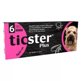 TICSTER Plus Spot-on lahus koerale 10-25kg, 6X3 ml