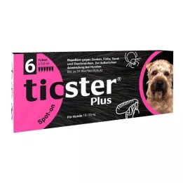 TICSTER Plus Spot-on lahus koerale 10-25kg, 6X3 ml