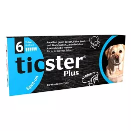TICSTER Plus Spot-on lahus koerale üle 25kg, 6X4.8ml