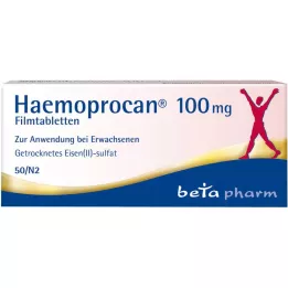 HAEMOPROCAN 100 mg õhukese polümeerikattega tabletid, 50 tk