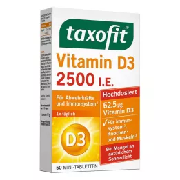 TAXOFIT D3-vitamiin 2500 I.U. tabletid, 50 tk