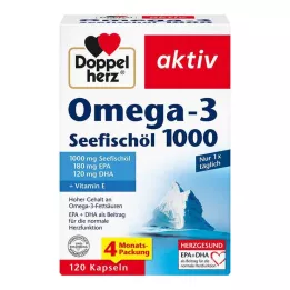 DOPPELHERZ Omega-3 mere kalaõli 1000 kapslit, 120 kapslit