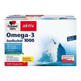 DOPPELHERZ Omega-3 mere kalaõli 1000 kapslit, 240 kapslit