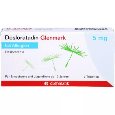 DESLORATADIN Glenmark 5 mg tabletid, 7 tk