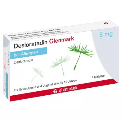 Desloratadine Glenmark 5 mg tabletid, 7 tk