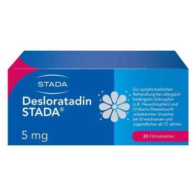 Desloratadine STADA® 5 mg õhukese polümeerikattega tabletid, 20 tk