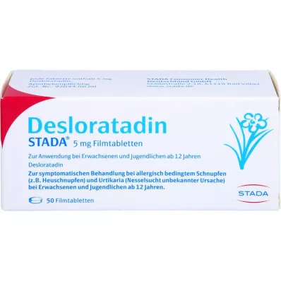 DESLORATADIN STADA 5 mg õhukese polümeerikattega tabletid, 50 tk