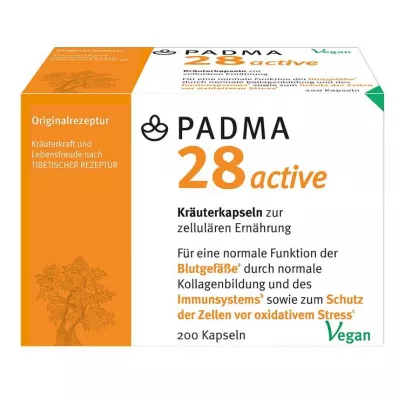 PADMA 28 aktiivset kapslit, 200 tk