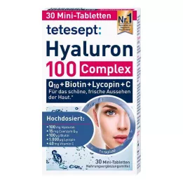 TETESEPT Hyaluron 100 Complex õhukese polümeerikattega tabletid, 30 tk
