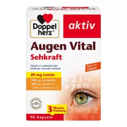 DOPPELHERZ Augen Vital Sehkraft aktiv kapslid, 90 kapslit