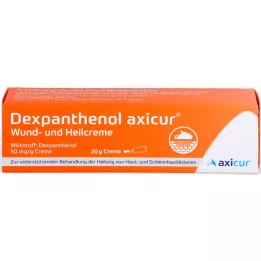 DEXPANTHENOL axicur haava- ja paranemiskreem 50 mg/g, 20 g