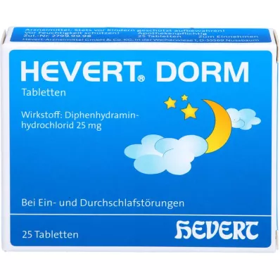 HEVERT DORM tabletid, 25 tk