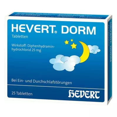 HEVERT DORM tabletid, 25 tk HEVERT DORM tabletid, 25 tk