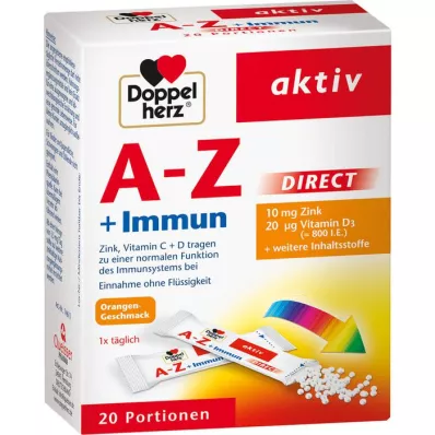 DOPPELHERZ A-Z+Immun DIRECT Pelletid, 20 tk