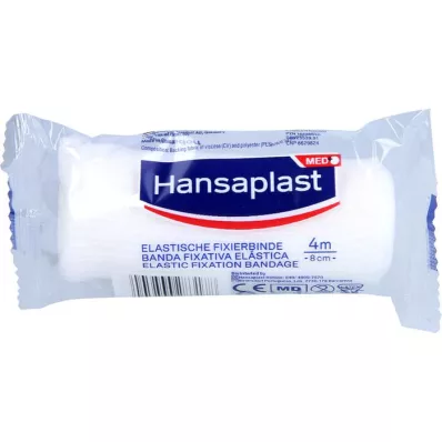 HANSAPLAST elastne kinnitusrihm, krepitud 8 cm x 4 m, 1 tk