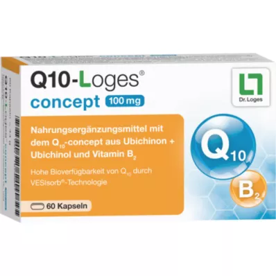 Q10-LOGES kontseptsioon 100 mg kapslid, 60 tk