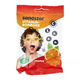 SANOSTOL Vitamiinikompvekid apelsinist, 75 g