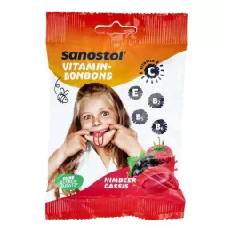 SANOSTOL Vitamiinikompvekid vaarika-kassis, 75 g