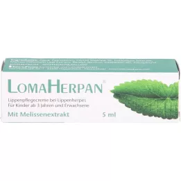 LOMAHERPAN Huulede hoolduskreem sidrunmelissi ekstraktiga, 5 ml