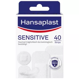 HANSAPLAST Sensitive Plaster Hypoallergenic Strips, 40 tk