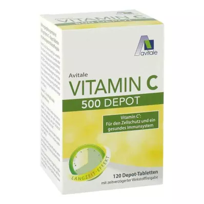 VITAMIN C 500 mg depootabletid, 120 tk