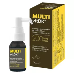 MULTIVITDK D3+K2-vitamiini lahus, 10 ml
