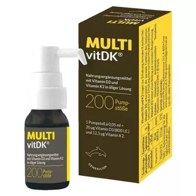 MULTIVITDK D3+K2-vitamiini lahus, 10 ml MULTIVITDK D3+K2-vitamiini lahus, 10 ml