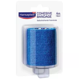 HANSAPLAST Fikseerimisside isekleepuv.6 cmx4 m sinine, 1 tk