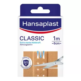HANSAPLAST Klassikaline kips 6 cmx1 m, 1 tk