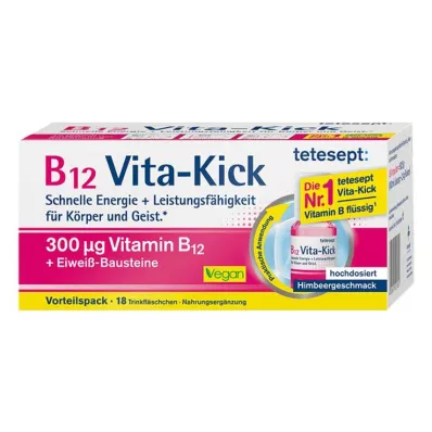 TETESEPT B12 Vita-Kick 300 µg Trinkamp.Vorteilspa., 18 tk