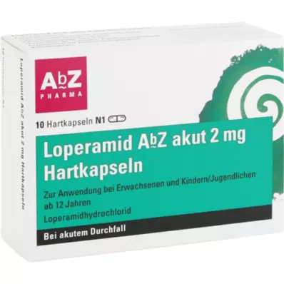 LOPERAMID AbZ akut 2 mg kõvakapslid, 10 tk