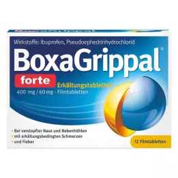 BOXAGRIPPAL forte Cold Tab. 400 mg/60 mg FTA, 12 tk