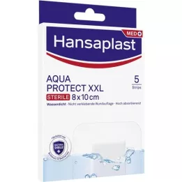 HANSAPLAST Aqua Protect haavaside steriilne 8x10 cm, 5 tk
