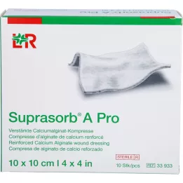 SUPRASORB A Pro Calcium Alginate Compr.10x10 cm, 10 tk