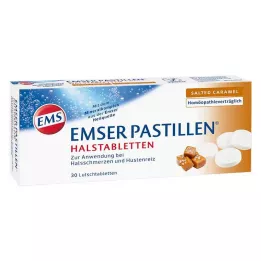 EMSER Pastillid kurgutabletid soolane karamell, 30 tk