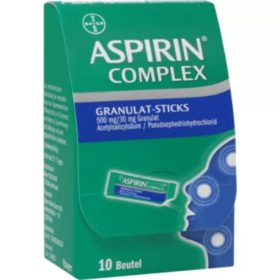 ASPIRIN Complex Granules Sticks 500 mg/30 mg Gran, 10 tk