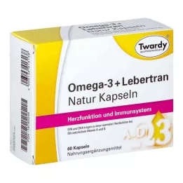 OMEGA-3+Liver Oil Natural Capsules, 60 kapslit