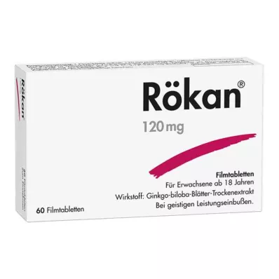 RÖKAN 120 mg õhukese polümeerikattega tabletid, 60 tk