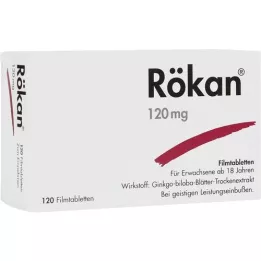 RÖKAN 120 mg õhukese polümeerikattega tabletid, 120 tk