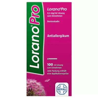 LORANOPRO 0,5 mg/ml suukaudne lahus, 100 ml
