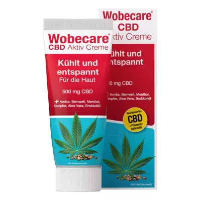WOBECARE CBD Aktiivne kreem, 100 ml