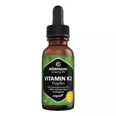 VITAMIN K2 MK7 tilgad kõrgelt doseeritud vegan, 50 ml